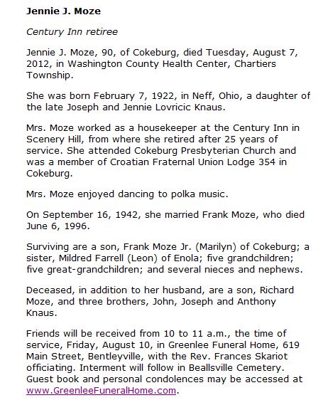 Jennie J. Moze
